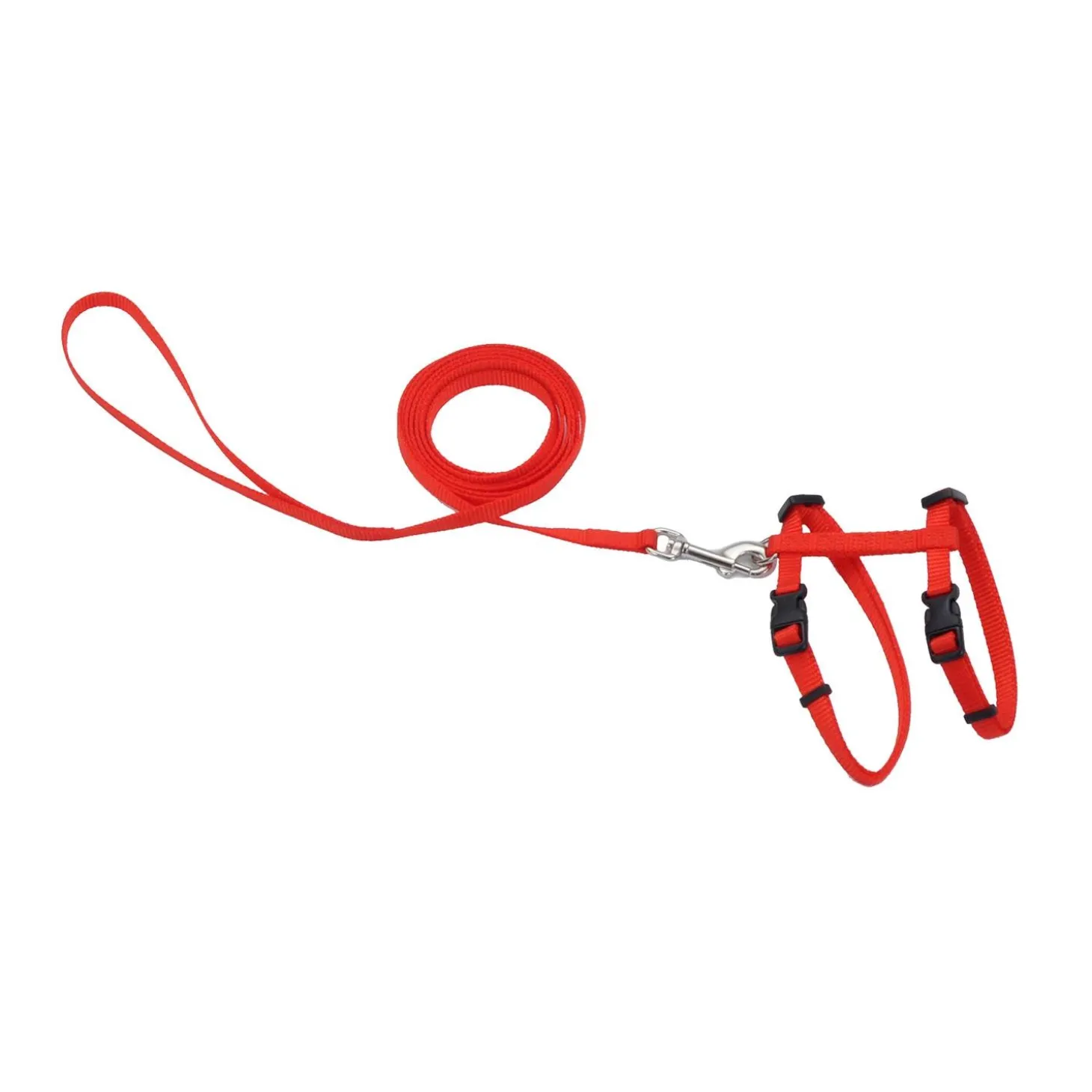 Adjustable Red Cat Harness & Leash Combo