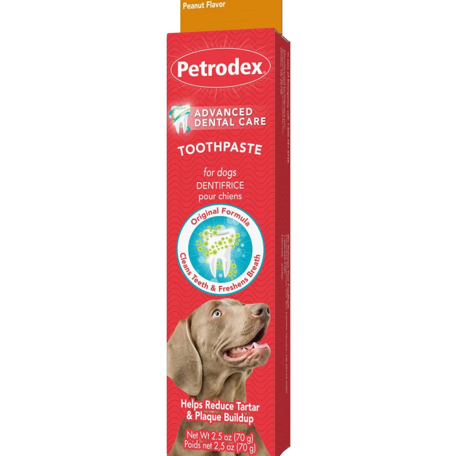 Advanced Dental Care Natural Peanut Dog Toothpaste