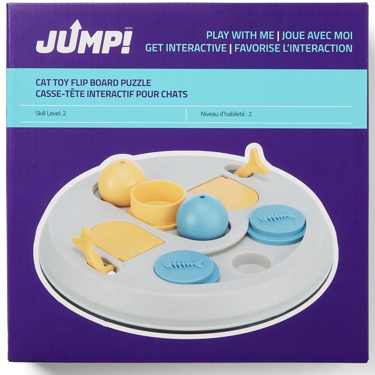 Advanced Flip Board Puzzle Cat Toy