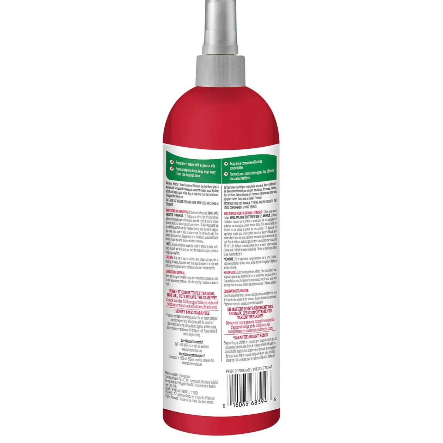 Advanced Platinum Dog Pet Block Spray
