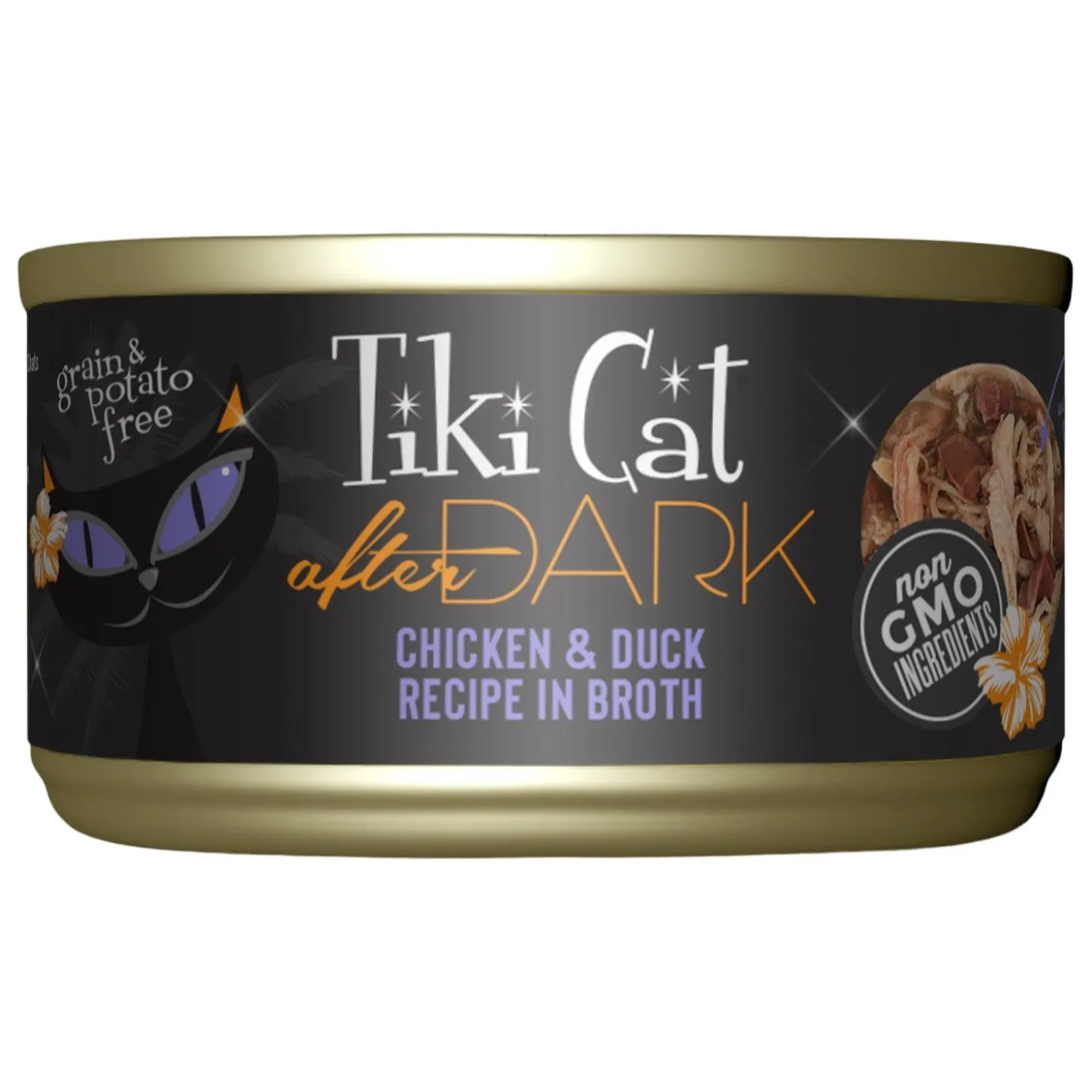 After Dark Chicken & Duck Recipe in Broth Cat Food