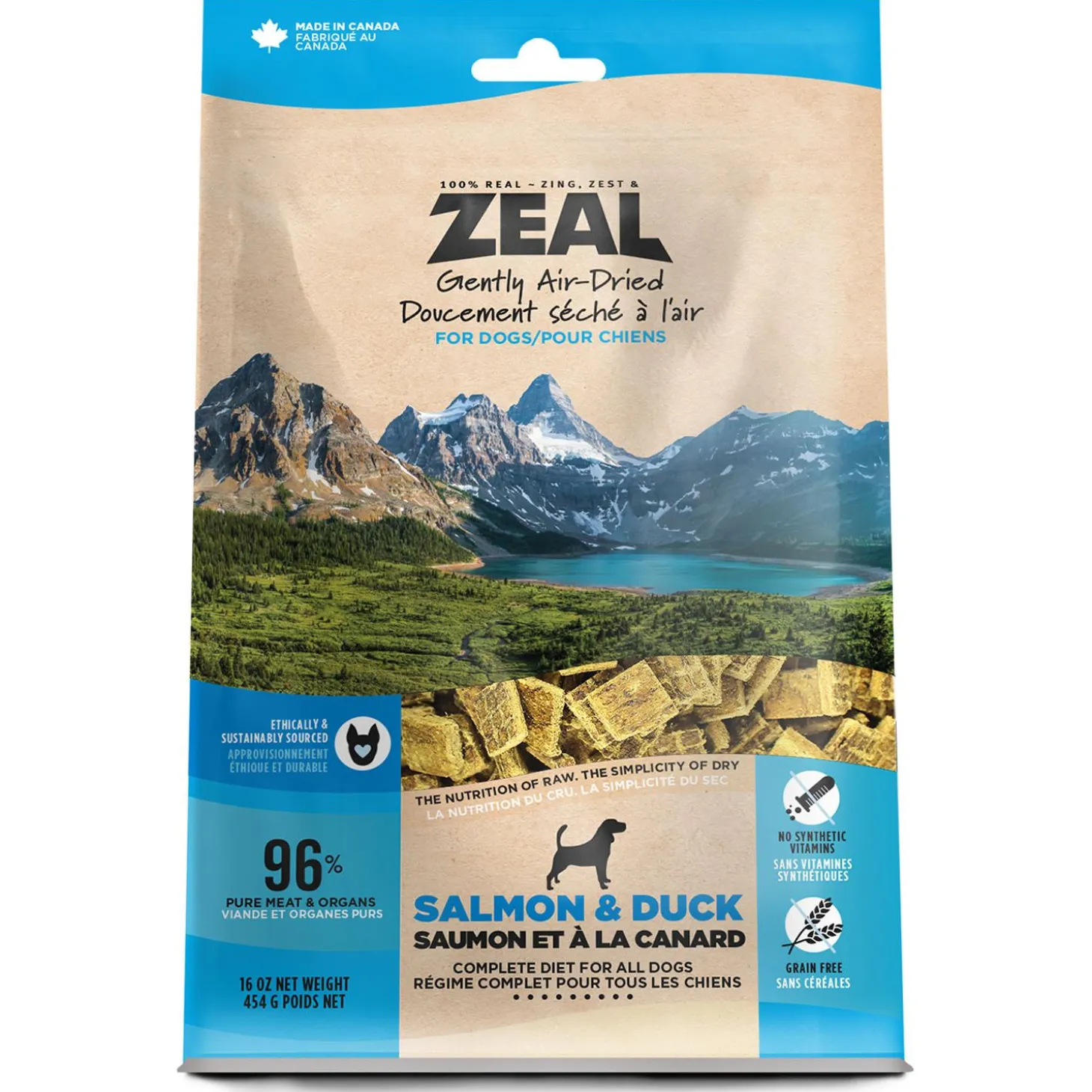 Air-Dried Salmon & Duck Recipe Dog Food