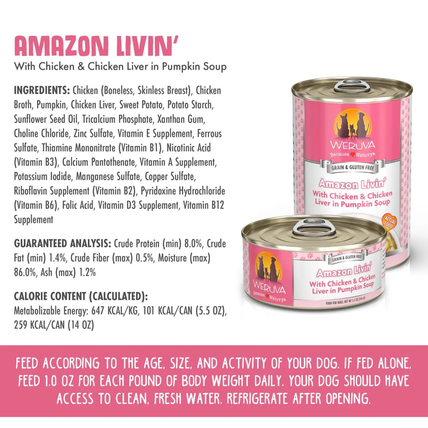 Amazon Liver with Chicken & Chicken Liver in Pumpkin Soup Dog Food