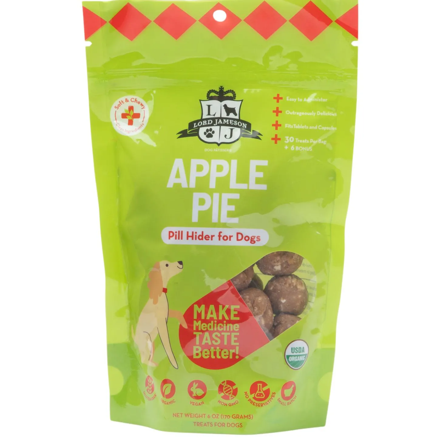 Apple Pie Pill Hider Dog Treats