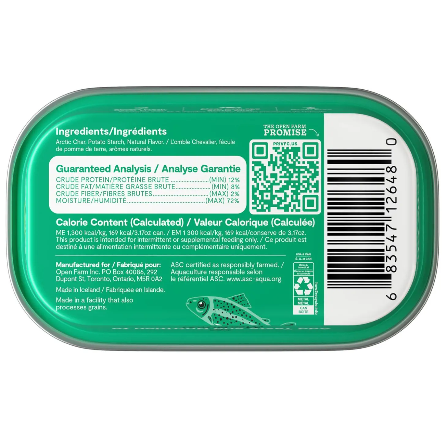 Arctic Char Mousse Cat Food Topper