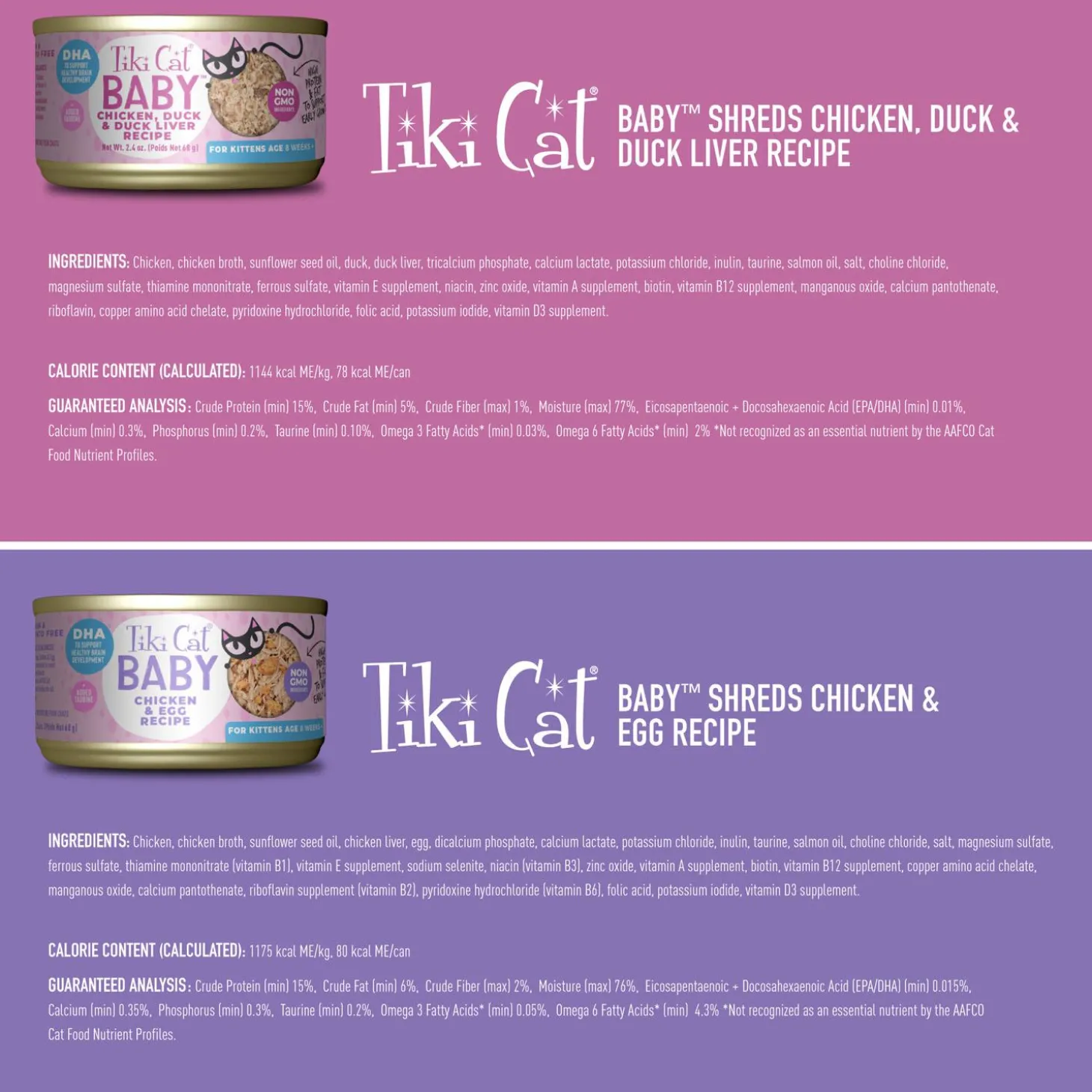 Baby Variety Pack Kitten Cat Food