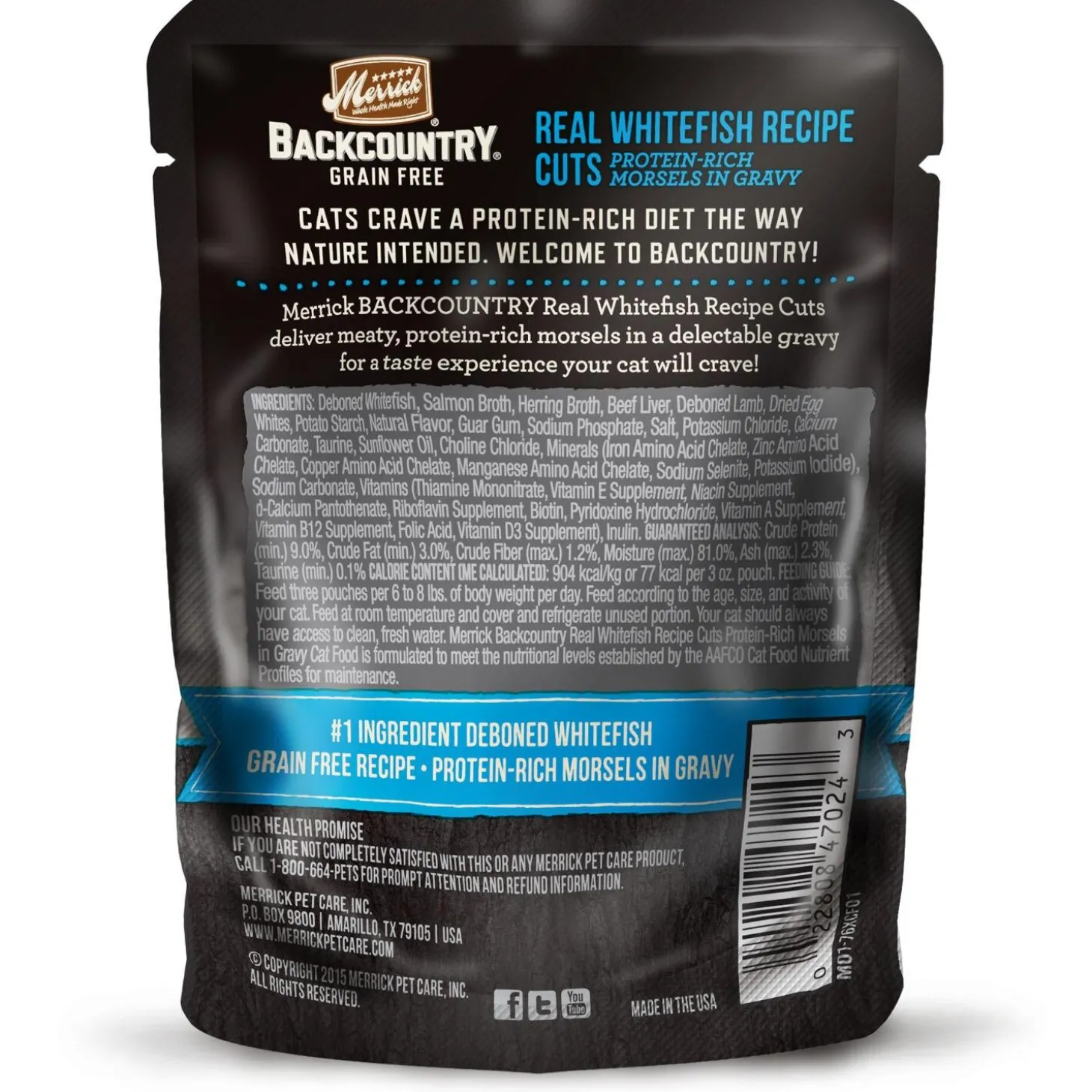 Backcountry Real Whitefish Recipe Adult Cat Food