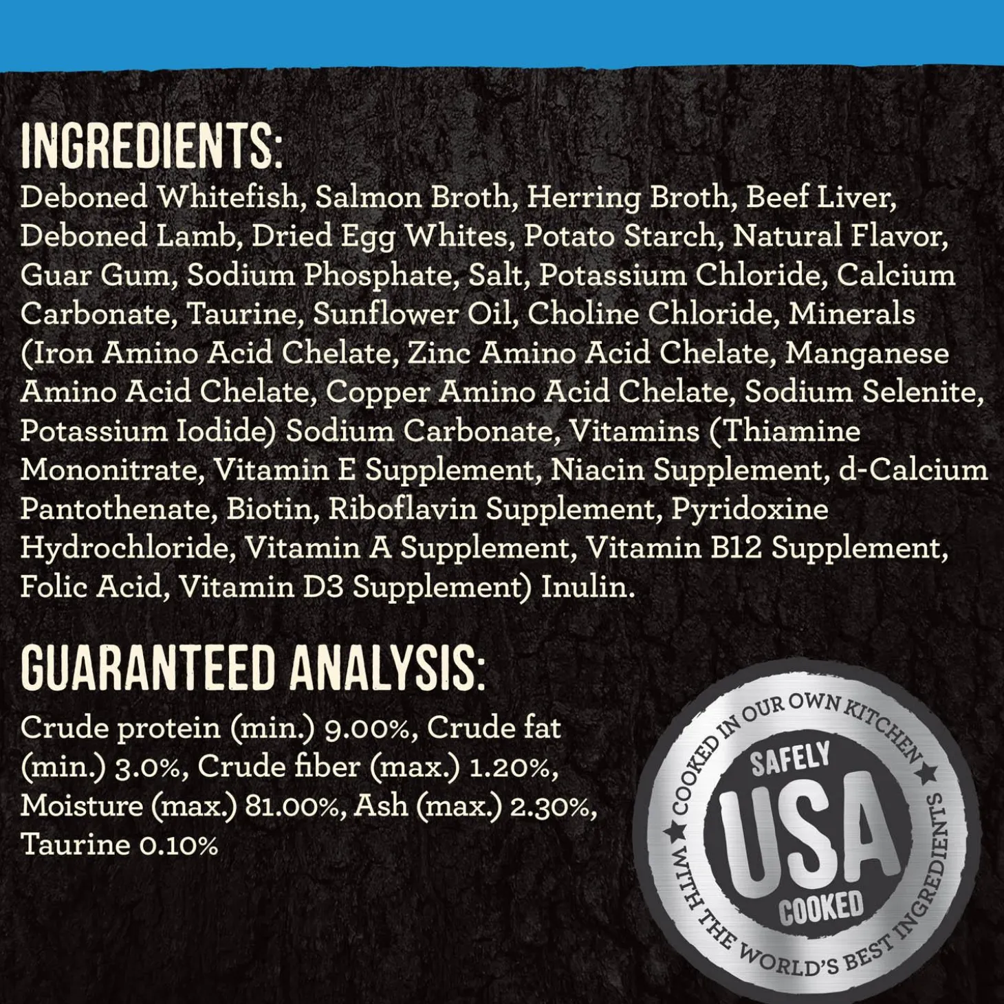 Backcountry Real Whitefish Recipe Adult Cat Food