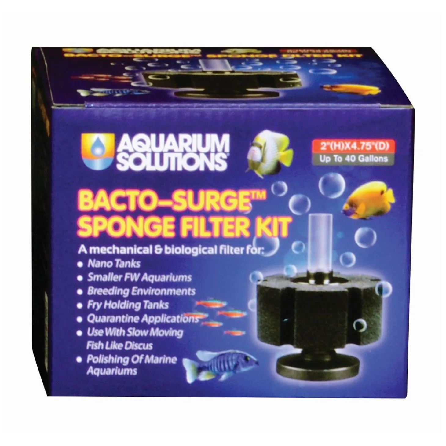 Bacto-Surge Sponge Filter Kit
