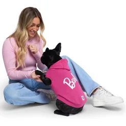Barbie No Authority Pink Hoodie