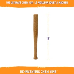 Baseball Bat Dog Toy