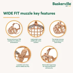 Baskerville Wide Fit Dog Muzzle