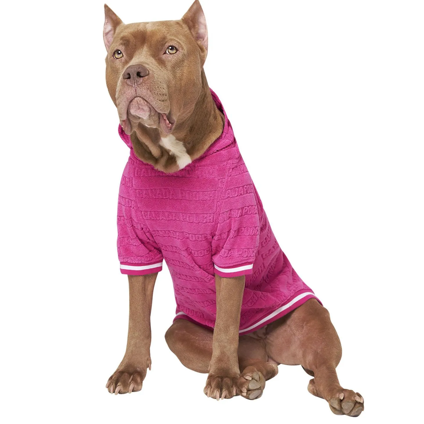 Beach Bum Towel Hoodie Pink