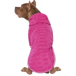 Beach Bum Towel Hoodie Pink