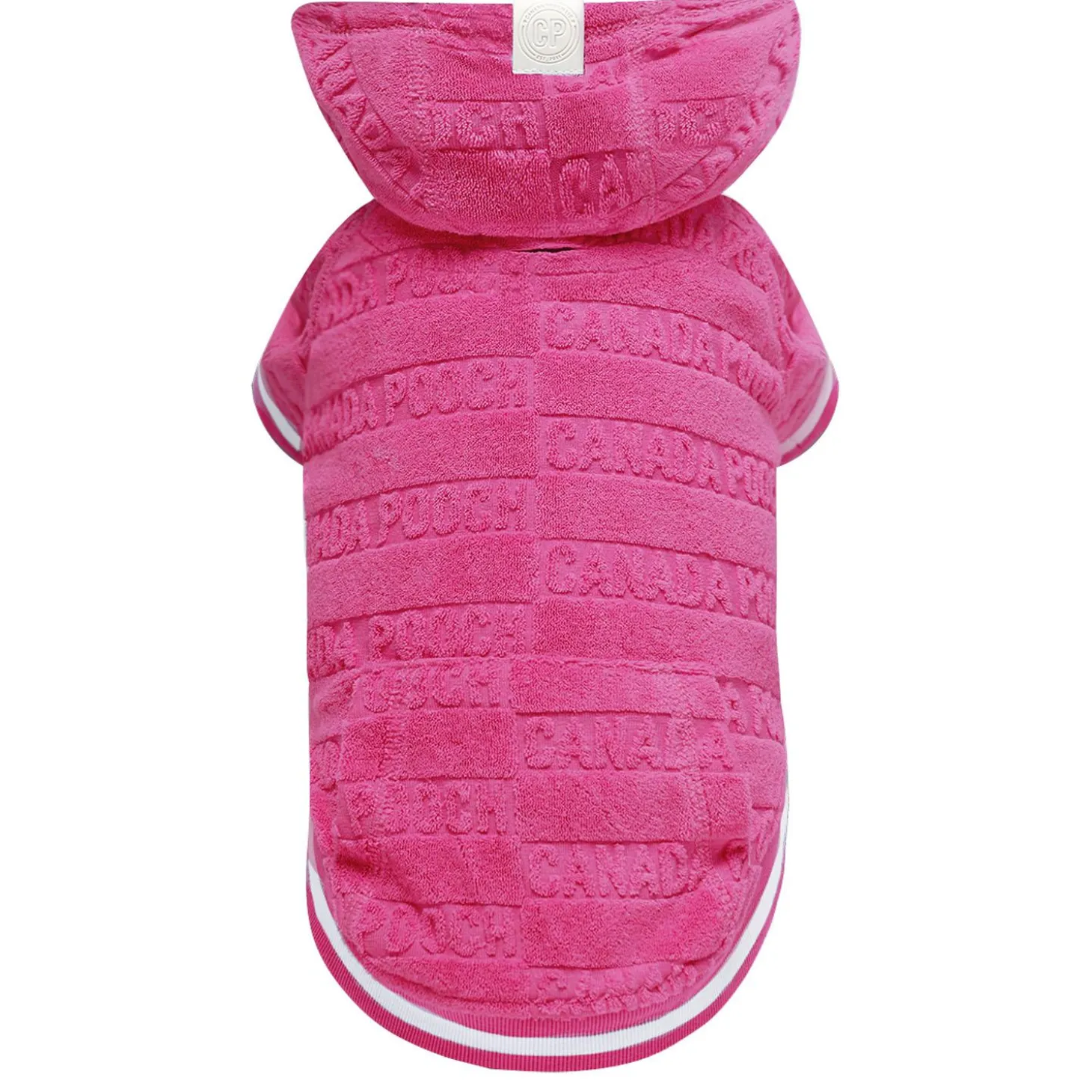 Beach Bum Towel Hoodie Pink