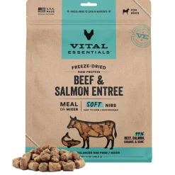 Beef & Salmon Entree Soft Nibs Dog Food