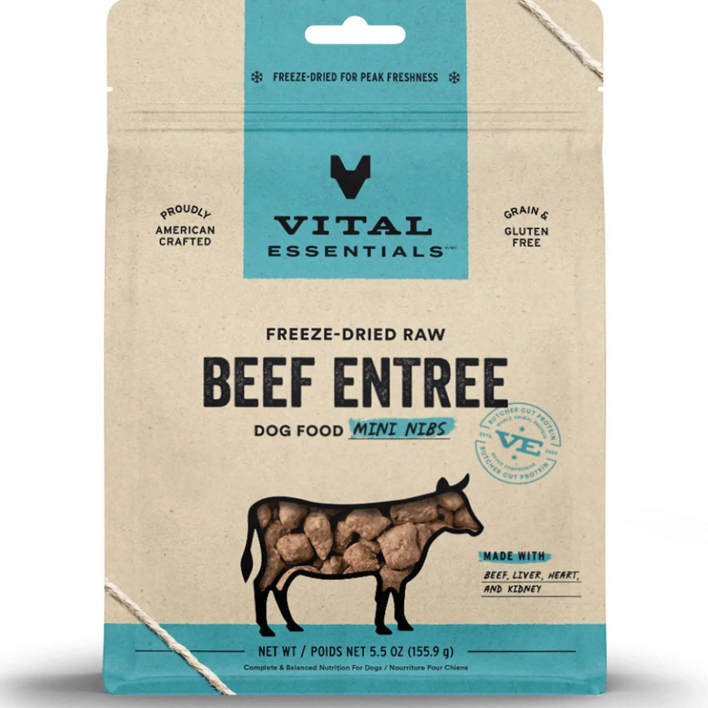 Beef Entree Mini Nibs Dog Food