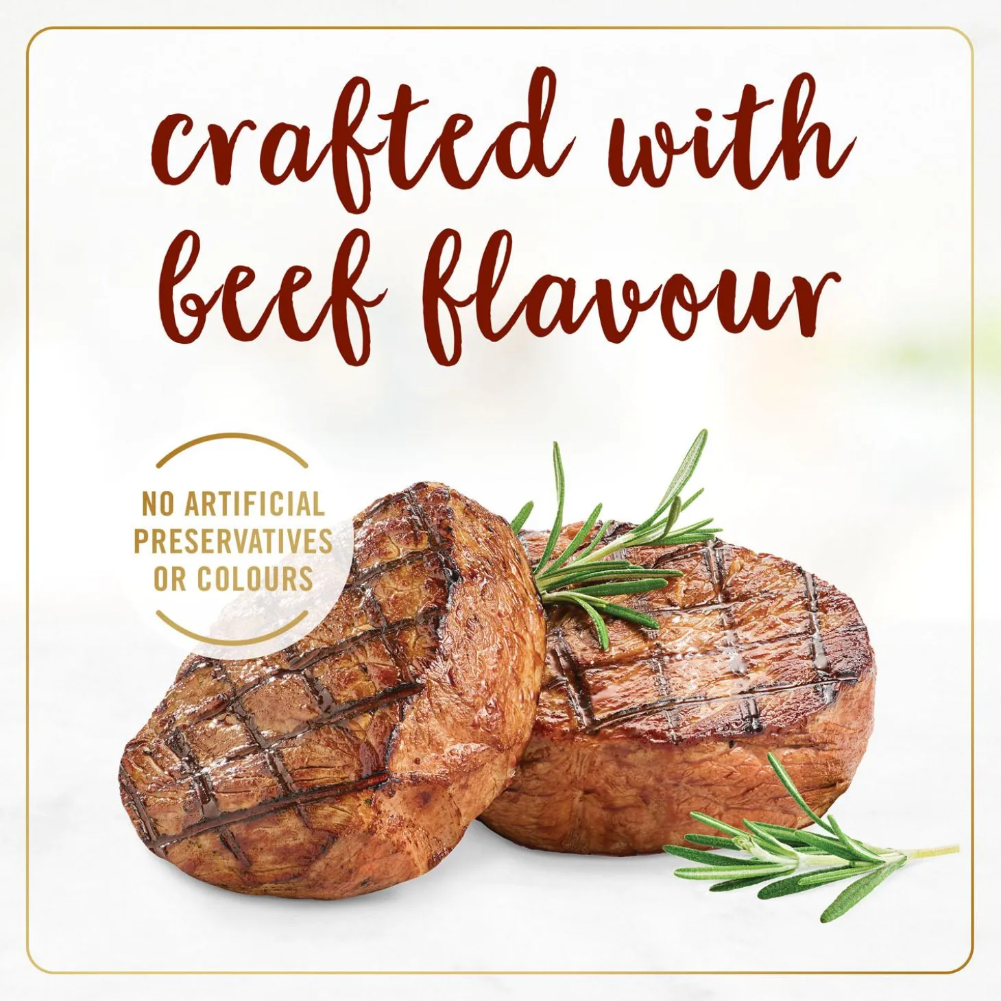 Beef Flavour Feast Pate Adult Cat Food