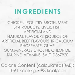 Beef Flavour Feast Pate Adult Cat Food