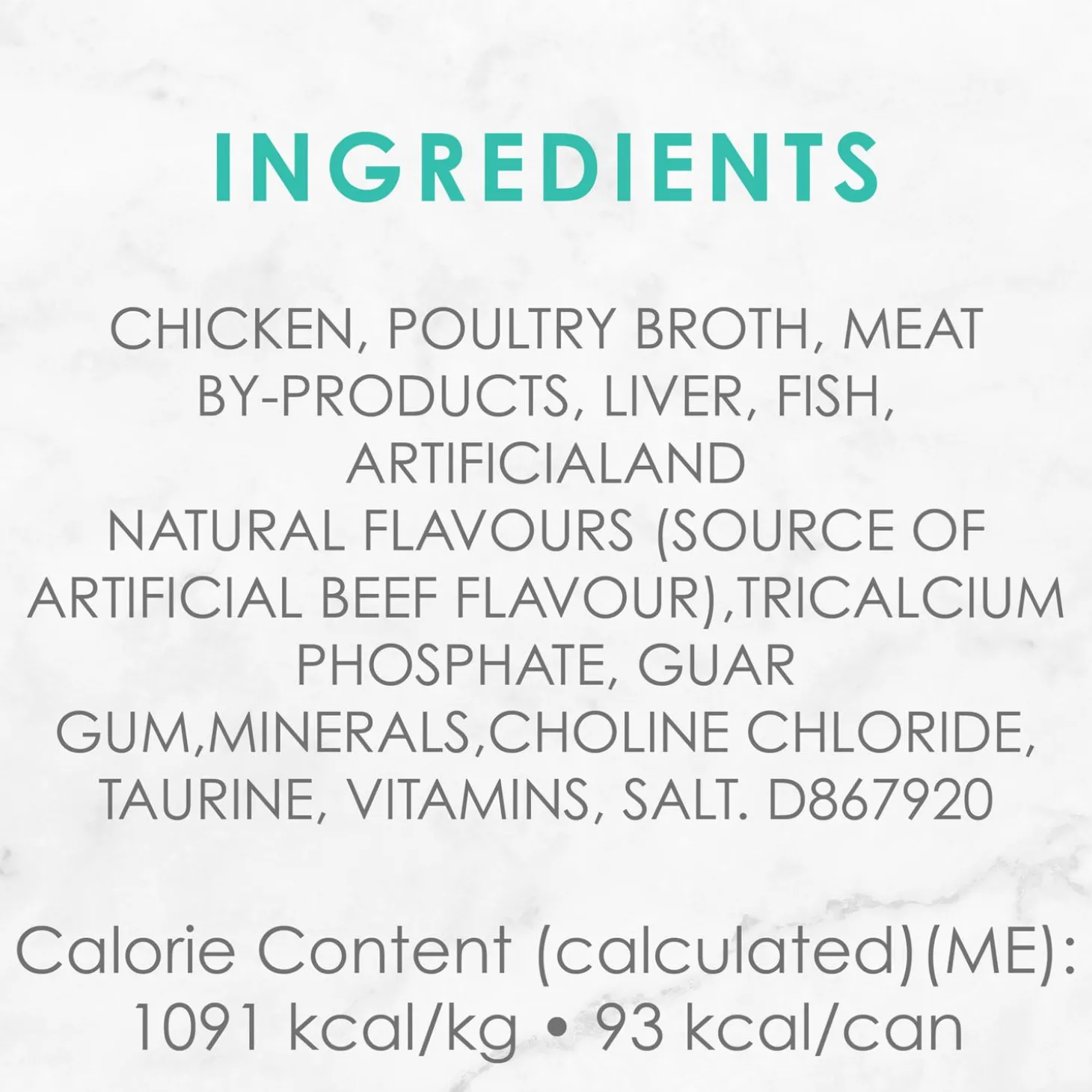 Beef Flavour Feast Pate Adult Cat Food