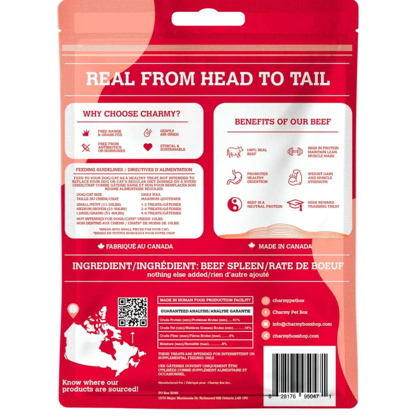 Beef Spleen Air-Dried Dog & Cat Treats