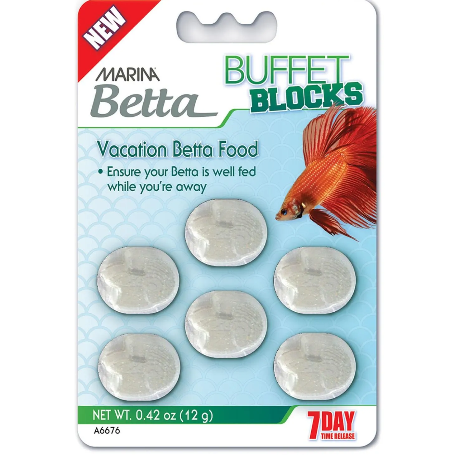 Betta Buffet Blocks Vacation Fish Food