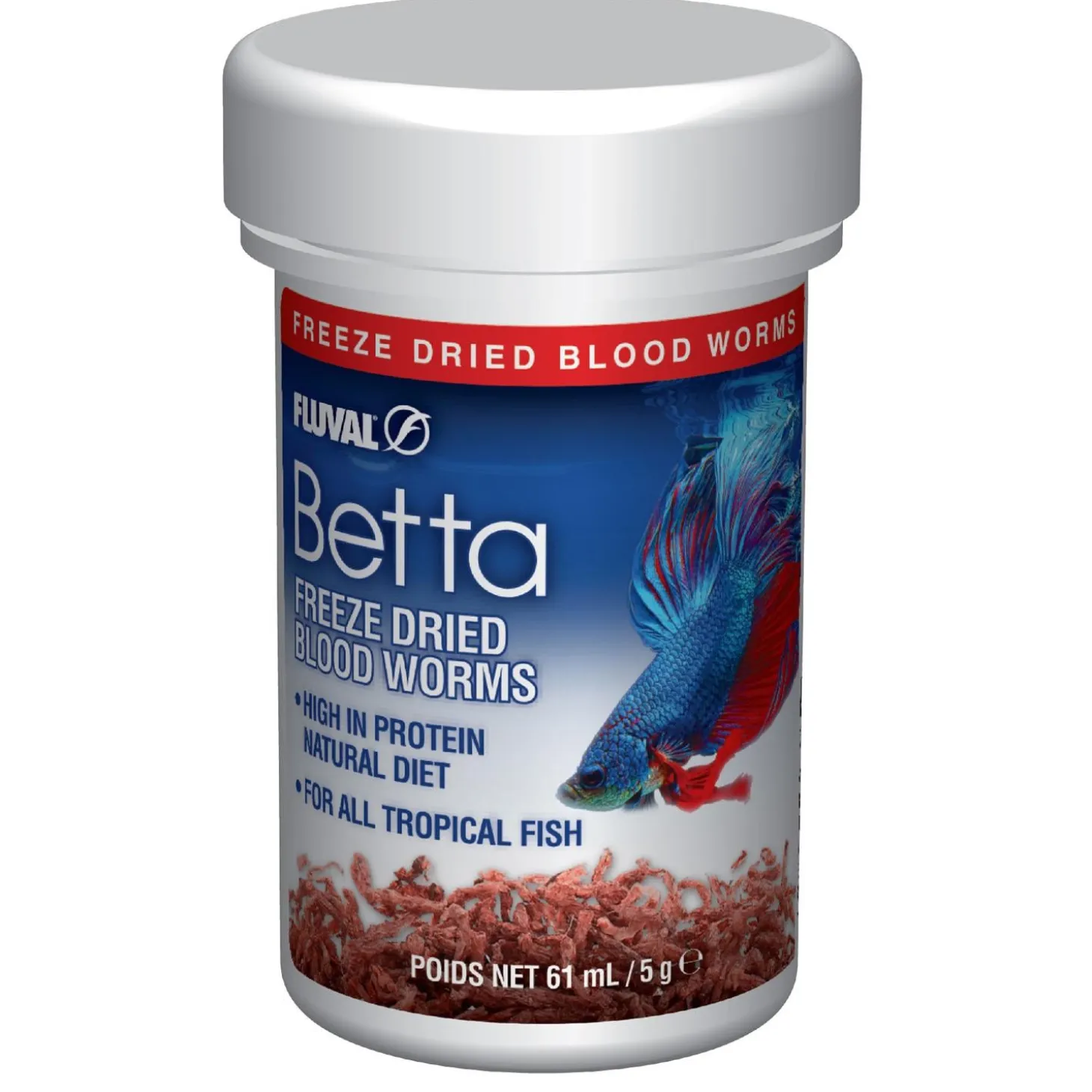 Betta Freeze Dried Bloodworms Fish Food