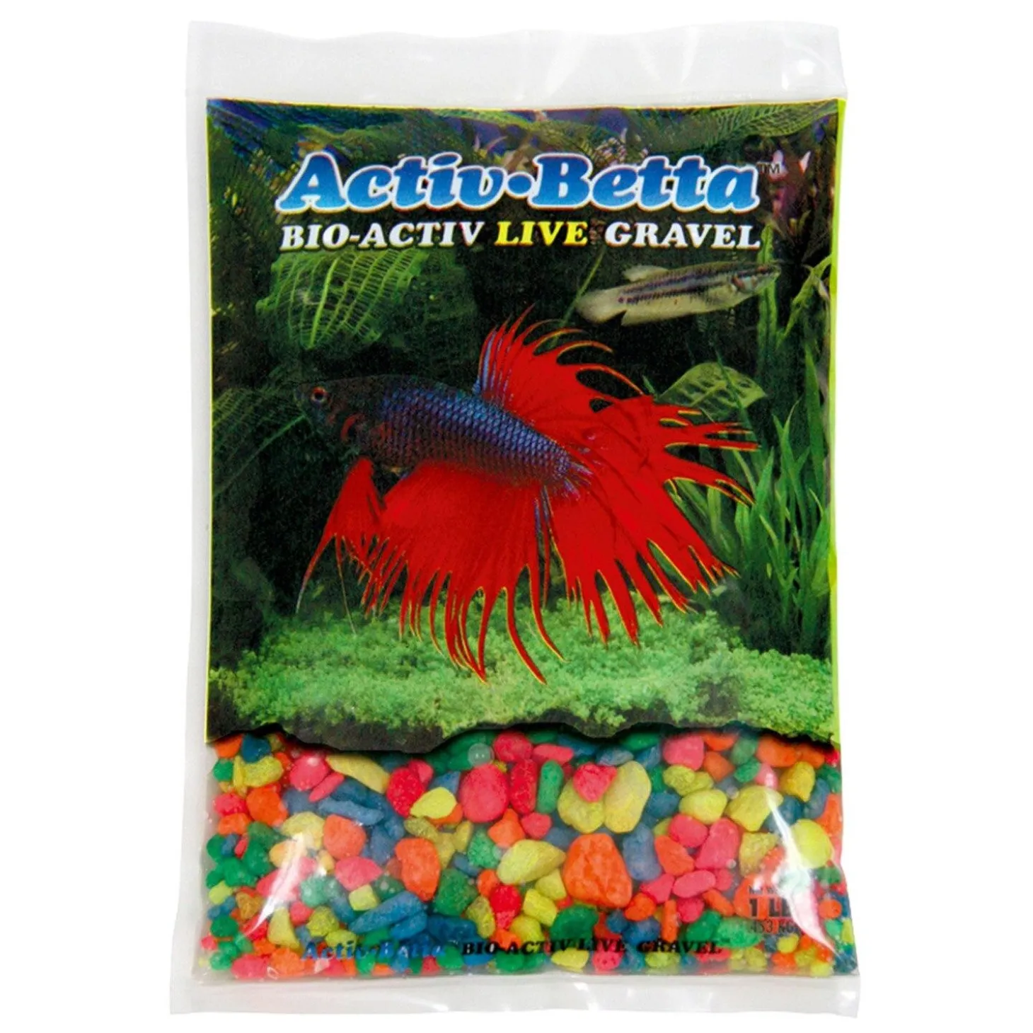 Bio-Activ Live Betta Gravel - Neon Rainbow