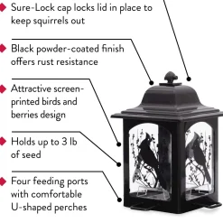 Birds & Berries Lantern Wild Bird Feeder