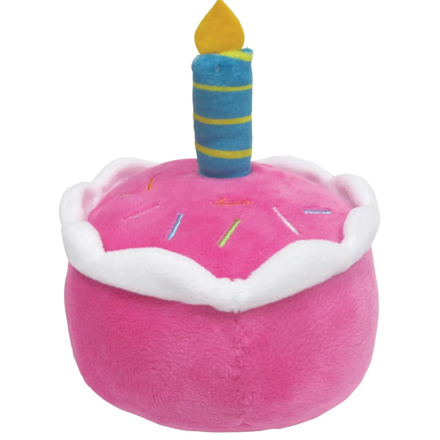 Birthday Cake Pink Dog Toy