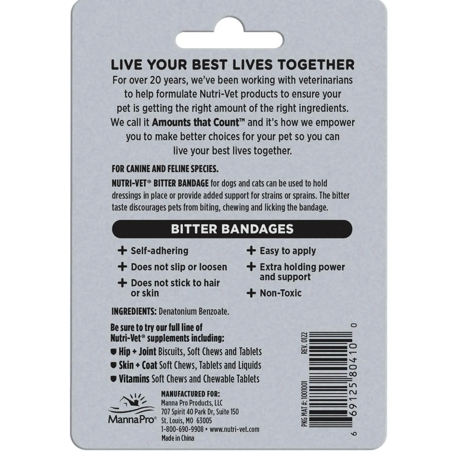 Bitter Dog & Cat Bandage