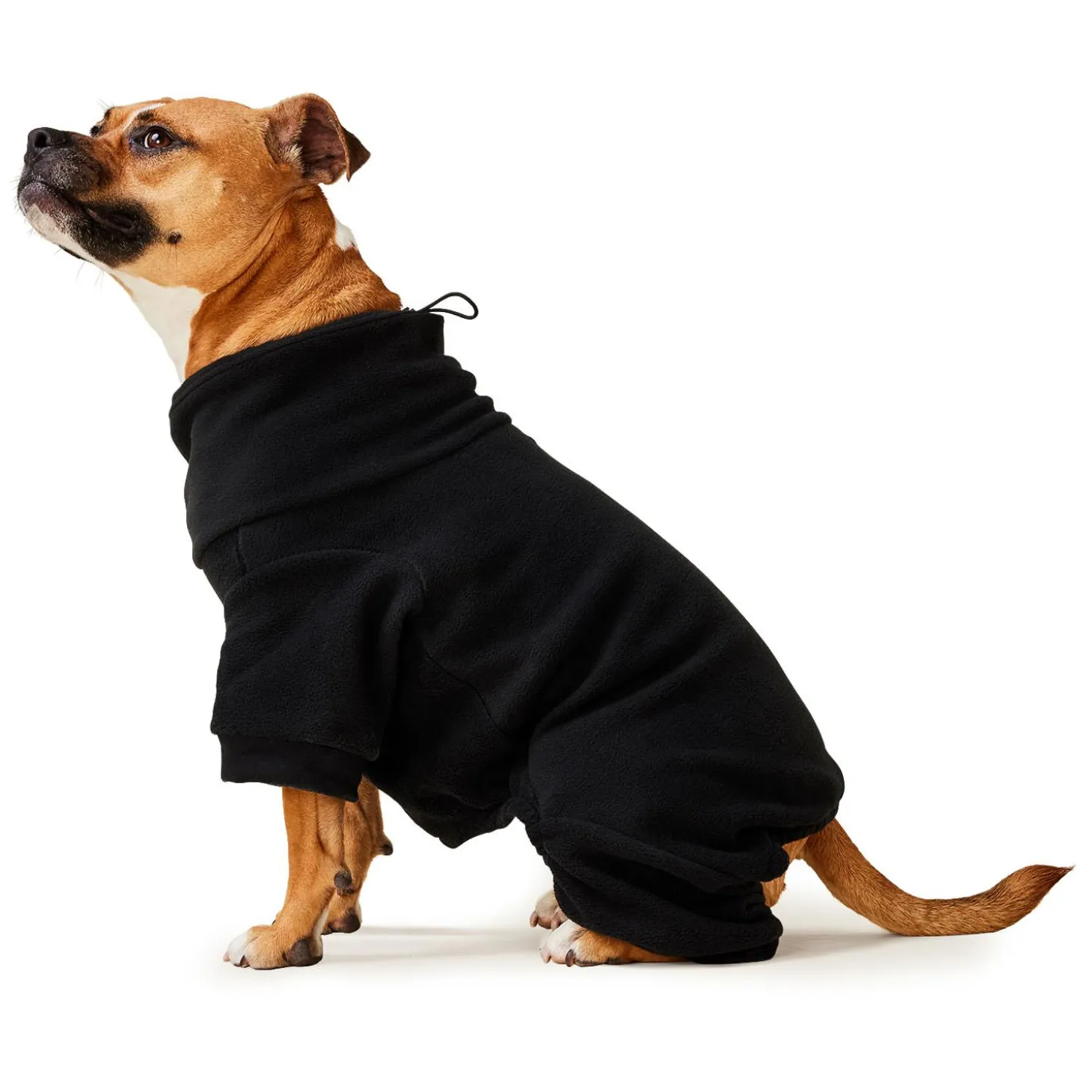 Black Fleece Coat Layer
