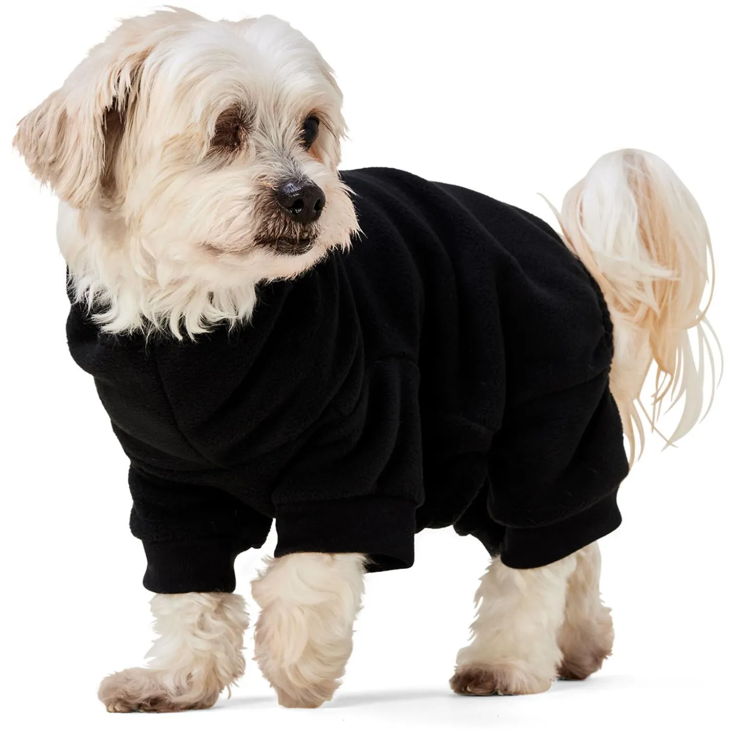 Black Fleece Coat Layer