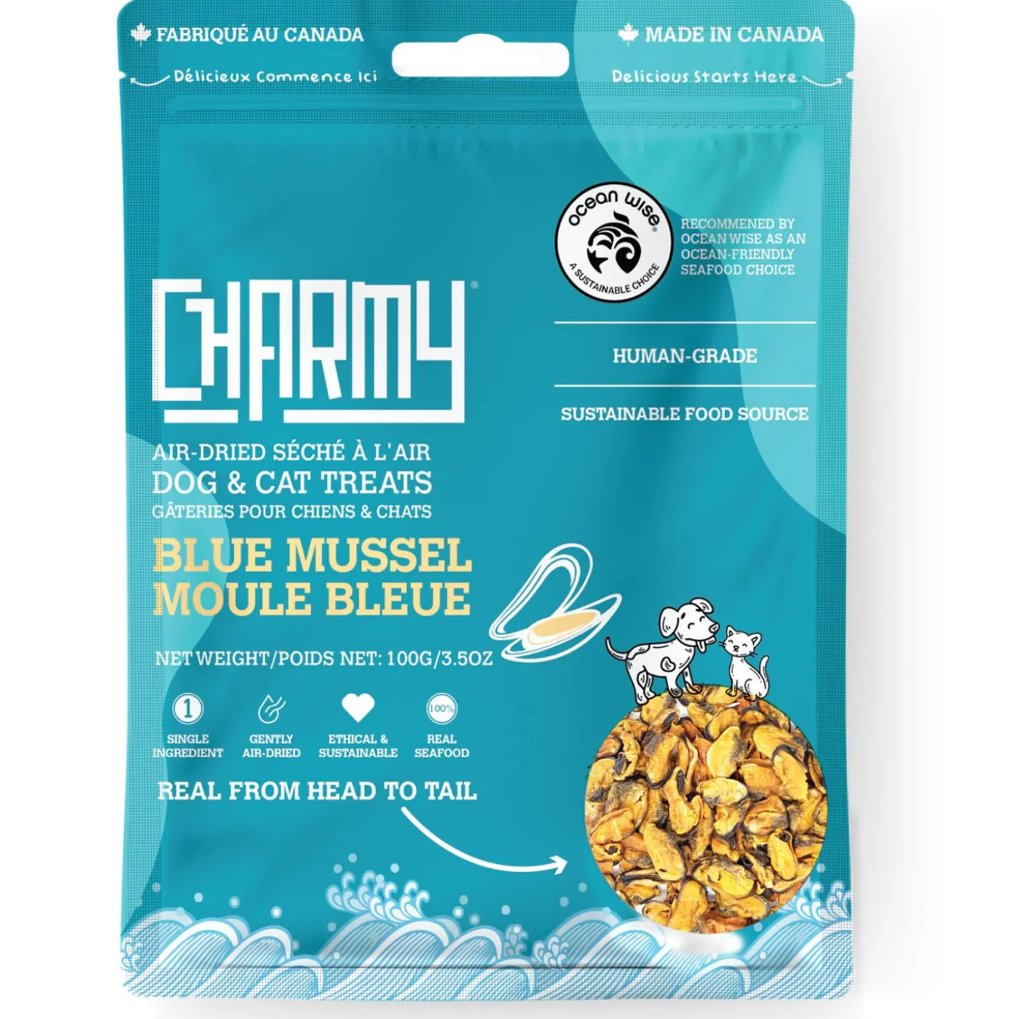 Blue Mussel Air-Dried Dog & Cat Treats
