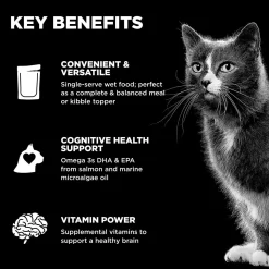 Booster Brain Health Tuna + Salmon Pate Cat Food Topper