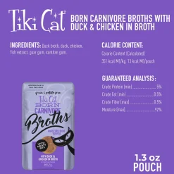 Born Carnivore Broths Duck & Chicken Cat Food Topper