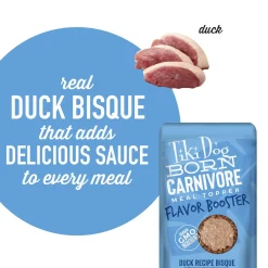 Born Carnivore Flavour Booster Duck Recipe Bisque Dog Food Topper
