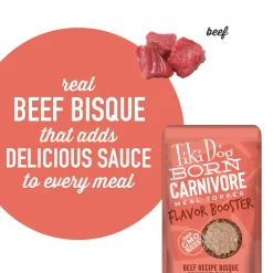 Born Carnivore Flavour Booster Beef Recipe Bisque Dog Food Topper