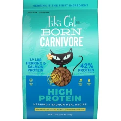 Born Carnivore High Protein Herring & Salmon Meal Recipe Cat Food