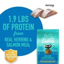 Born Carnivore High Protein Herring & Salmon Meal Recipe Cat Food