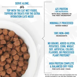 Born Carnivore High Protein Herring & Salmon Meal Recipe Cat Food