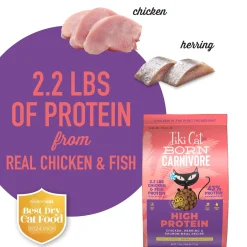 Born Carnivore High Protein Chicken, Herring & Salmon Meal Recipe Cat Food