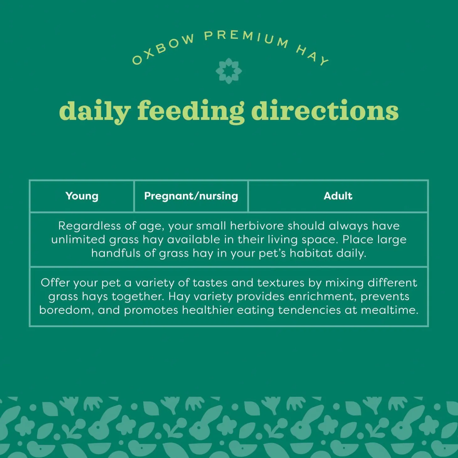 Botanical Hay for Small Animals