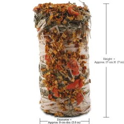Botanicals Hay Bale with Vegetables for Small Animals