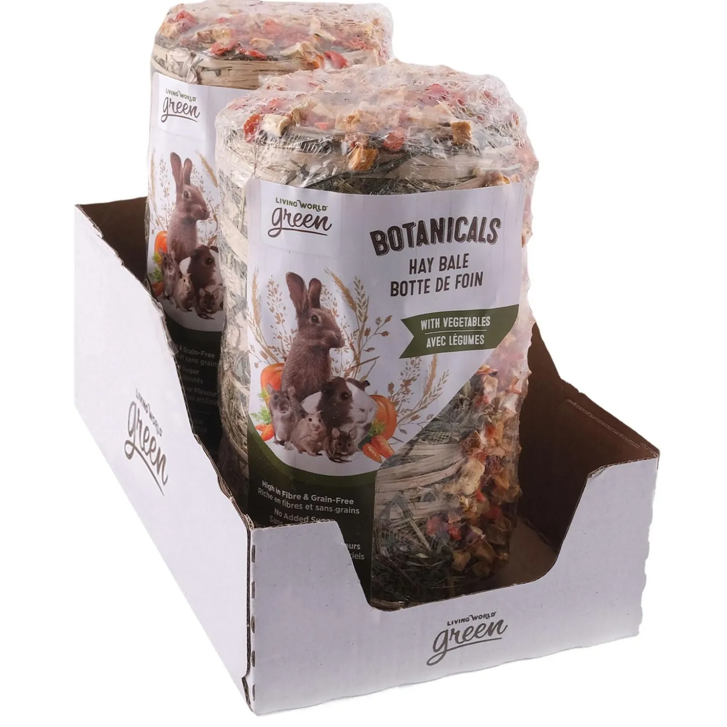 Botanicals Hay Bale with Vegetables for Small Animals
