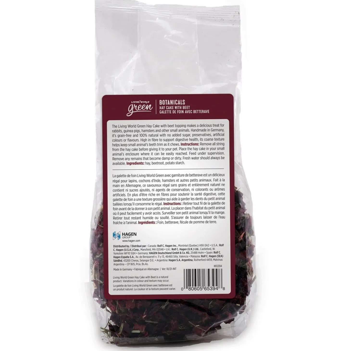 Botanicals Hay Cake with Beets for Small Animals