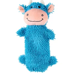 Bottle Crunch Cow Dog Toy