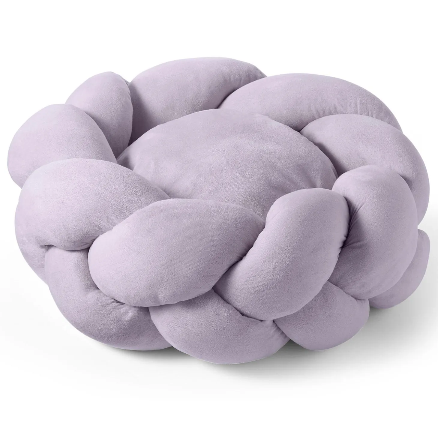 Braided Cuddler Lilac Bed