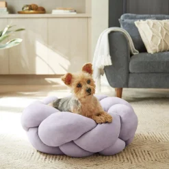 Braided Cuddler Lilac Bed