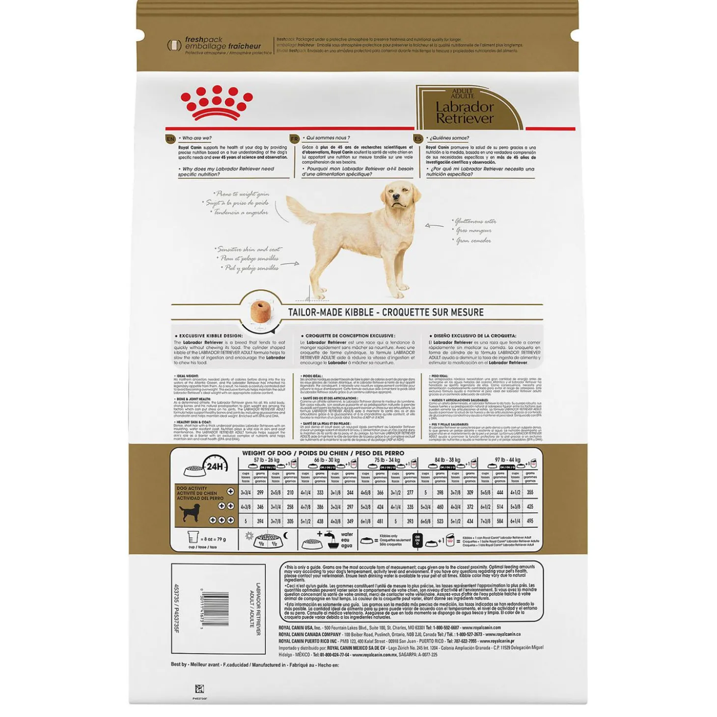 Breed Health Nutrition Labrador Retriever Adult Dog Food